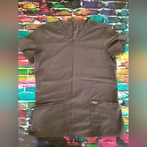 Cherokee - Women's, Scrub top, Small, Charcoal